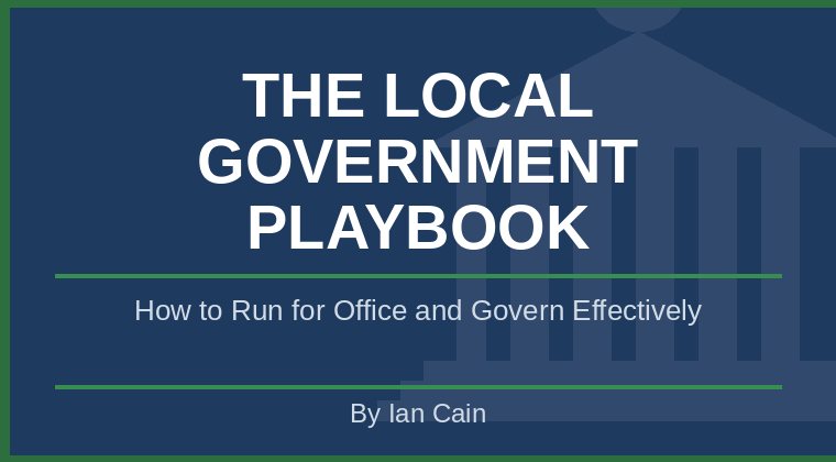 The Local Government Playbook course cover